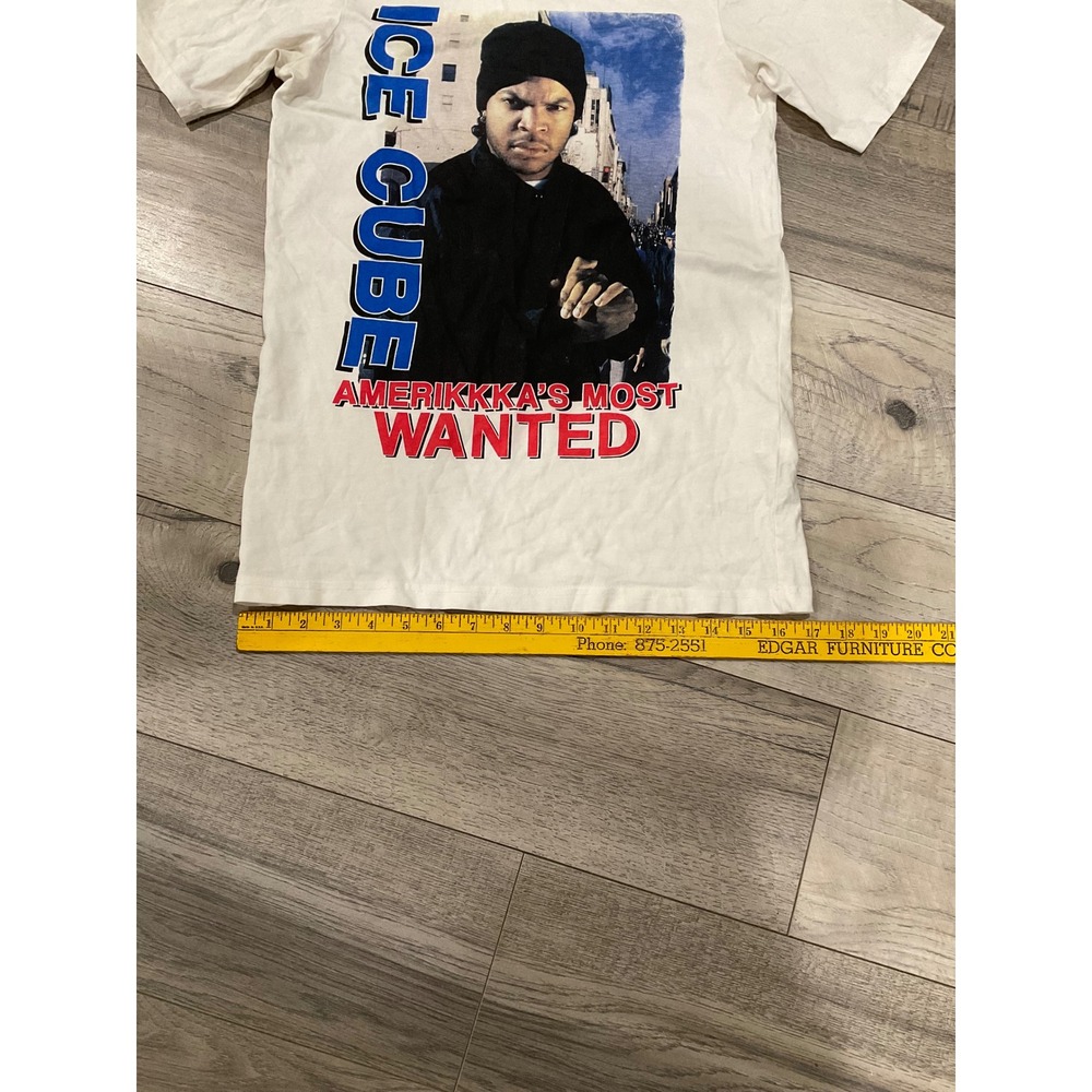 Ice Cube AmeriKKKa's Most Wanted Graphic T-Shirt White XS Hip Hop Rap Tee - Picture 4 of 9